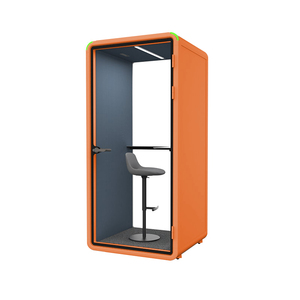 Cabine de bureau ergonomique individuelle insonorisée, cabine acoustique pour appels privés et travail - Product Image 3