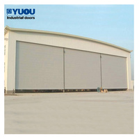 Tamaño personalizado Mega Puerta de tela resistente a los rayos UV estructura de acero resistente aeropuerto Flexible anticorros