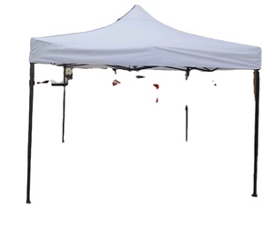 Carpa de Sombra Publicitaria Comercial Portátil Plegable de 3x3m, Blanca, con Impresión Personalizada Manual, <span class=keywords><strong>para</strong></span> Exposiciones y Negocios al Aire Libre - Product Image 3