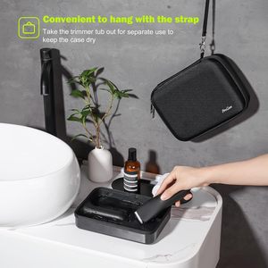 Estuche Rígido para Recortadora y Afeitadora <span class=keywords><strong>Meridian</strong></span>, Organizador para Recortadora de Vello Púbico y Corporal, para Afeitadora Eléctrica y Accesorios - Product Image 3