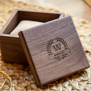 Cùng một thương hiệu Nhà máy tùy chỉnh Walnut xem vỏ sò hộp lưu trữ hộp - Product Image 2