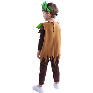 Costumi <span class=keywords><strong>da</strong></span> Cosplay per Ragazzi e Ragazze, Foglie di Piante Verdi per Halloween e Natale, Costume <span class=keywords><strong>da</strong></span> <span class=keywords><strong>Albero</strong></span> HCBC-015 - Product Image 2