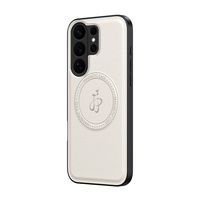 Étui de téléphone robuste avec support magnétique pour Samsung Galaxy S26 Ultra/S26 Plus S26/S26 FE, coque arrière en cuir PU avec béquille