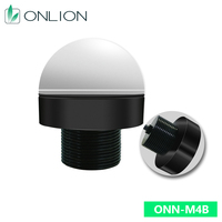 Сигнальная колонна ONN Factory Made полусферической формы, 1 слой, 3 цвета, предупреждающий свет RYG, 50 мм, DC 12/24В, M4B-50, зуммер опционально