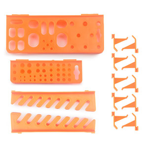 46 Cái Treo Tường Lưu Trữ Giá Kho Không Gian <span class=keywords><strong>Stackable</strong></span> Nhựa Lưu Trữ Công Cụ Bộ Phận Bin, Công Cụ Lưu Trữ Hộp Thùng - Product Image 3