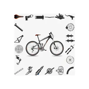 שירותי חישול מותאמים אישית עיבוד Cnc חלקי יצוק 3 מ' מסגרת אופניים אלומיניום מחושלים חלקי אופניים