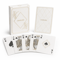 Personalisierte Hochzeits-Pokerkarten mit Box Individuell Bedruckte Spielkarten aus Schwarzem Kernpapier mit Eigenem LOGO