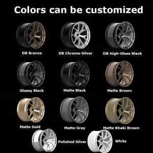 ZW 단조 센터락 블랙 크롬 초경량 휠 18 19 20 21 22인치 림 포르쉐 911 992 터보 GT3 RS용 5x130 - Product Image 4