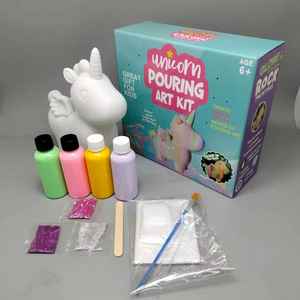 Kits de peinture <span class=keywords><strong>licorne</strong></span> ours fluide bricolage avec peinture acrylique fluide pour enfants <span class=keywords><strong>licorne</strong></span> lumineuse créative faite <span class=keywords><strong>à</strong></span> la main - Product Image 1
