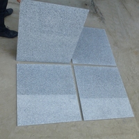 Revêtement mural et carreaux de sol en granit gris clair G603 pour l'extérieur, îlot de pierre naturelle en granit