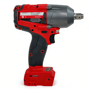 طقم مفتاح ربط 1/2 بوصة مع بطارية ليثيوم أيون عالية الجودة 18 فولت 5.0 أمبير وشاحن سريع، مفتاح ربط كهربائي BL بقوة 1300 نيوتن متر ومتعدد السرعات - Product Image 5