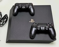 Console de jeu vidéo d'occasion Sony PlayStation 4 ultra-fine 500 Go noir jais PS4