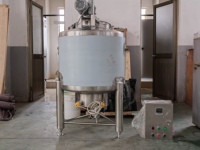 Réservoir de pasteurisation de lait laitier à petite échelle 100-1000l
