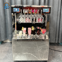 QDMECH modèle 2025 Standtop machine à crème glacée molle 7 saveurs vente chaude Machine à crème glacée commerciale nouveau pour le lait