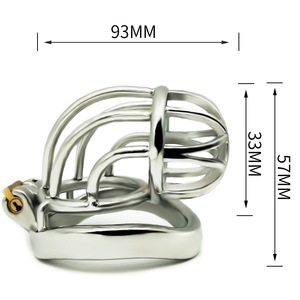 Jaula <span class=keywords><strong>de</strong></span> <span class=keywords><strong>Castidad</strong></span> Metálica Resistente <span class=keywords><strong>para</strong></span> <span class=keywords><strong>Hombres</strong></span>, Diseño Hueco Transpirable, Dispositivo <span class=keywords><strong>de</strong></span> Bloqueo <span class=keywords><strong>de</strong></span> Pene, Equipo <span class=keywords><strong>de</strong></span> Bondage BDSM - Product Image 4