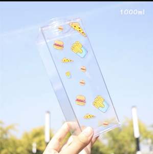 Carafe en plastique de 1 L, vente chaude en usine, carafe à fruits pour la maison, carafe à lait populaire, carafes à lait en plastique - Product Image 6