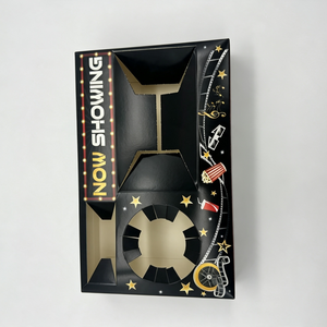 Bandejas para Snacks, Palomitas, Dulces y Bebidas, Cajas <span class=keywords><strong>de</strong></span> Papel con Múltiples Compartimentos para Cine, Fiestas <span class=keywords><strong>de</strong></span> Cumpleaños - Product Image 1