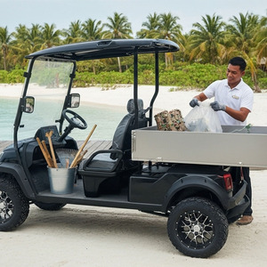 Voiturette de <span class=keywords><strong>golf</strong></span> électrique HLD 72V avec benne de chargement, 2 places, <span class=keywords><strong>4</strong></span> roues, batterie au lithium, autonomie de 90 km, certifiée CE, pour usage en parcours et en communauté - Product Image 6