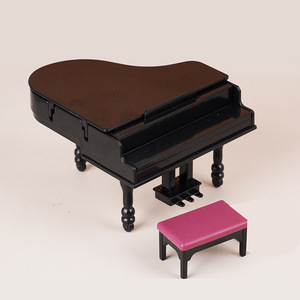 Miniatura de Piano Vertical para Casa de Muñecas <span class=keywords><strong>1</strong></span>:12, Modelo de Plástico, Decoración para Sala de Música, Regalo Promocional - Product Image 4