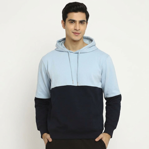 Sudadera con capucha básica OEM personalizada al por mayor, bordada, gruesa, de 450-600 g/m², con hombros caídos, de peso pesado, para hombre - Product Image 1