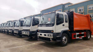 ISUZU 4x2 Compress Garbage Truck 25cbm Rear Loading Disposal Refuse Waste Compactor Truck - Product Image 4