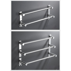 Vendita calda portasciugamani da <span class=keywords><strong>bagno</strong></span> a parete in <span class=keywords><strong>acciaio</strong></span> inossidabile 304 con ganci - Product Image 3
