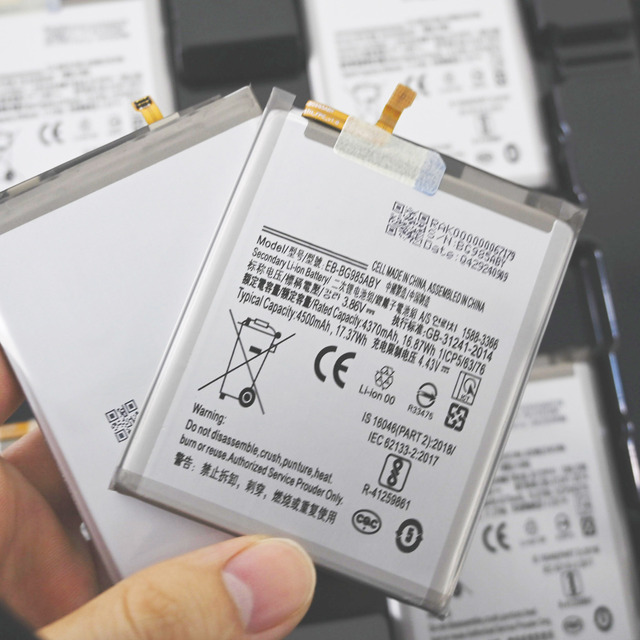 100% Brand New 0 Cycle Battery EB-BG985ABY for Samsung Galaxy S20+ S20 PLUS S20 Plus Cell Phone Battery Replacement