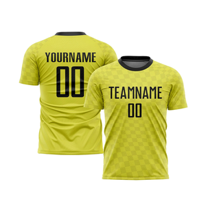 Jersey sepak bola kain cepat kering, seragam sepak bola sublimasi gaya kosong kustomisasi pribadi pakaian olahraga biru hijau - Product Image 6