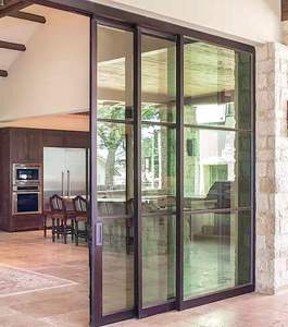 NFRC Personnalisé Moderne Multi Panneau Patio Portes Coulissantes 5 + 27A + 5mm Double Verre Trempé Extérieur Aluminium Porte Coulissante - Product Image 5