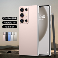 Teléfono Inteligente C25Ultra 5G con Pantalla HD de 6.8 Pulgadas, Android 15, Ocho Núcleos, 12 GB + 512 GB de Almacenamiento, Reconocimiento Facial, Doble SIM, Doble Modo de Espera, 6000 mAh