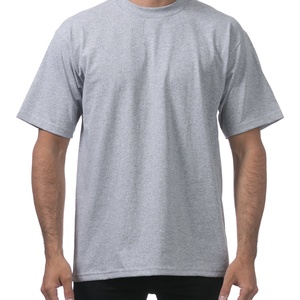 T-shirt basique à col rond pour homme en coton épais et doux à manches courtes - Product Image 5