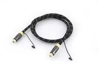 Câble à fibre optique Toslink personnalisé de 3 pieds Câble audio optique Barre de son numérique Toslink Cordon TV