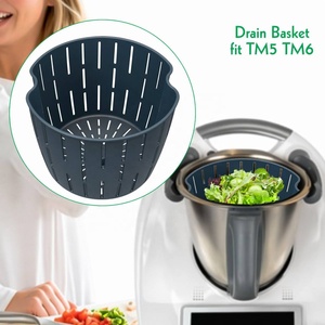 Accessoires et pièces détachées pour robot culinaire <span class=keywords><strong>Vorwerk</strong></span> Bimby <span class=keywords><strong>Thermomix</strong></span> <span class=keywords><strong>TM31</strong></span> TM5 TM6 : Panier vapeur, panier de cuisson à feu doux, panier en filet, mixeur - Product Image 3