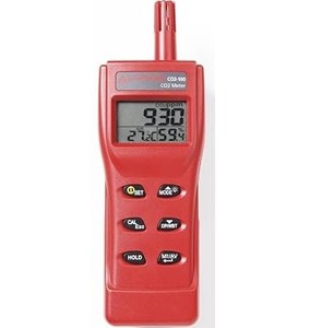 เครื่องวัดคาร์บอนไดออกไซด์แบบพกพา Amprobe CO2-100, เซ็นเซอร์ NDIR ช่วงการวัด 0-9999 ppm, จอแสดงผลสามแบบ CO2/อุณหภูมิ/ความชื้นสัมพัทธ์ - Product Image 1