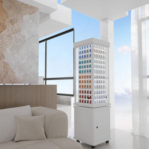 Espositore Quadrato a Vista Completa per Gioielli e Orologi, Arredamento per Negozi al Dettaglio, Design Personalizzato, Vetrina a Torre in Vetro Temperato - Product Image 4