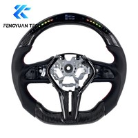 Volant chauffant en fibre de carbone LED OEM pour Infiniti Q50 Q60 Q70 FX35 M35 Nissan 370Z 2016 2017 2018 2019 2010 2021