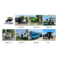 Mini remorque camping-car personnalisable certifiée CE écologique 2024 Teardrop RV à vendre