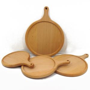 Planches <span class=keywords><strong>à</strong></span> <span class=keywords><strong>découper</strong></span> en bois de bambou de pin italien naturel avec poignée pour <span class=keywords><strong>pizza</strong></span> - Product Image 5