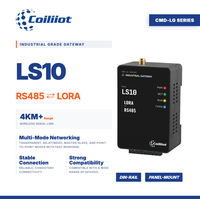 Dispositivo IoT, Gateway RS485 a LoRa, Módulo Inalámbrico Bidireccional de Alta Velocidad, Montable en Riel DIN, Coiliiot LS10