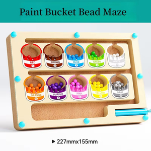 Gioco Educativo Montessori con Labirinto Magnetico Numerico Personalizzabile, Gioco di Classificazione dei Colori, Puzzle per Bambini - Product Image 2