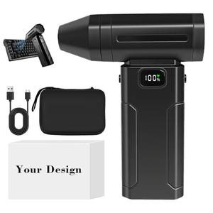 0728 Hot Sale 6-speed Wind Adjustment Air <b>Duster</b> Blower Led Digital Display Cordless Fan 247.6g Lightweight Jet - Product Image 3