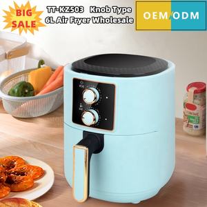 Gran venta económica freidora <span class=keywords><strong>de</strong></span> <span class=keywords><strong>aire</strong></span> 6l cesta desmontable <span class=keywords><strong>freidoras</strong></span> <span class=keywords><strong>de</strong></span> <span class=keywords><strong>aire</strong></span> perillas dobles <span class=keywords><strong>freidoras</strong></span> eléctricas exportación OEM - Product Image 5