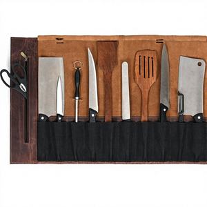 กระเป๋าใส่มีดหนังคุณภาพส่งออก ระดับพรีเมียม ทนทาน กันกลิ่น รุ่น Pro LBKR-0046 สำหรับเชฟและเก็บอุปกรณ์ครัว - Product Image 1