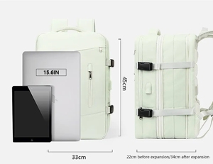 Custom Multifunctional Waterproof Travel Usb Charger Luggage Bags <b>Large</b> Capacity Bags Expanding Oxford <b>Backpack</b> <b>Women</b> Menback - Product Image 4