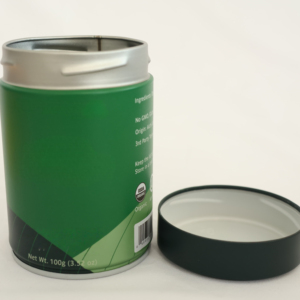 Tùy Chỉnh Thiết Kế Đẹp Thực Phẩm An Toàn Kim Loại Trà Container 73*110Mm Vòng Sang Trọng Kín Lỏng Trà Tin Có Thể Bao Bì Với Vít Nắp - Product Image 2