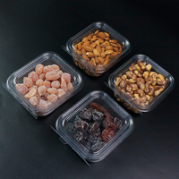 16oz scharnierende, manipulatiebestendige deksel voor huisdierenverpakkingen, manipulatiebestendige verpakking, manipulatiebestendige deli-containers voor gedroogd fruit