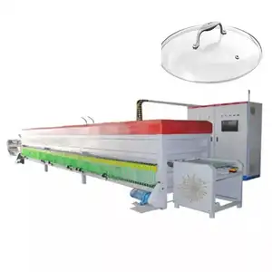 Tempered Glass Lid Production Line Glass Tempered Cover Pot Making Machine