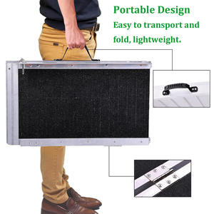 Rampa Plegable ligera para silla de ruedas, extensor de scooter, andador portátil y solución de transporte para personas discapacitadas - Product Image 5