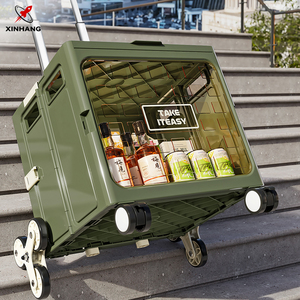 Xinhang công suất lớn nhiều kích cỡ bánh xe máy bay gấp PP có thể gập lại đóng mở hộp lưu trữ nhựa ngoài trời - Product Image 1