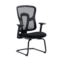 Chaise de bureau ergonomique JOHOOFURNITURE avec base cantilever, vente directe usine, Silla De Oficina pour bureau, coussin épais confortable